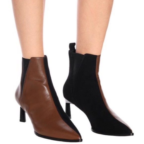 Rare Mercedes Castillo Eletta Leather Ankle Boots Size 6.5 Limited Edition - Picture 3 of 10